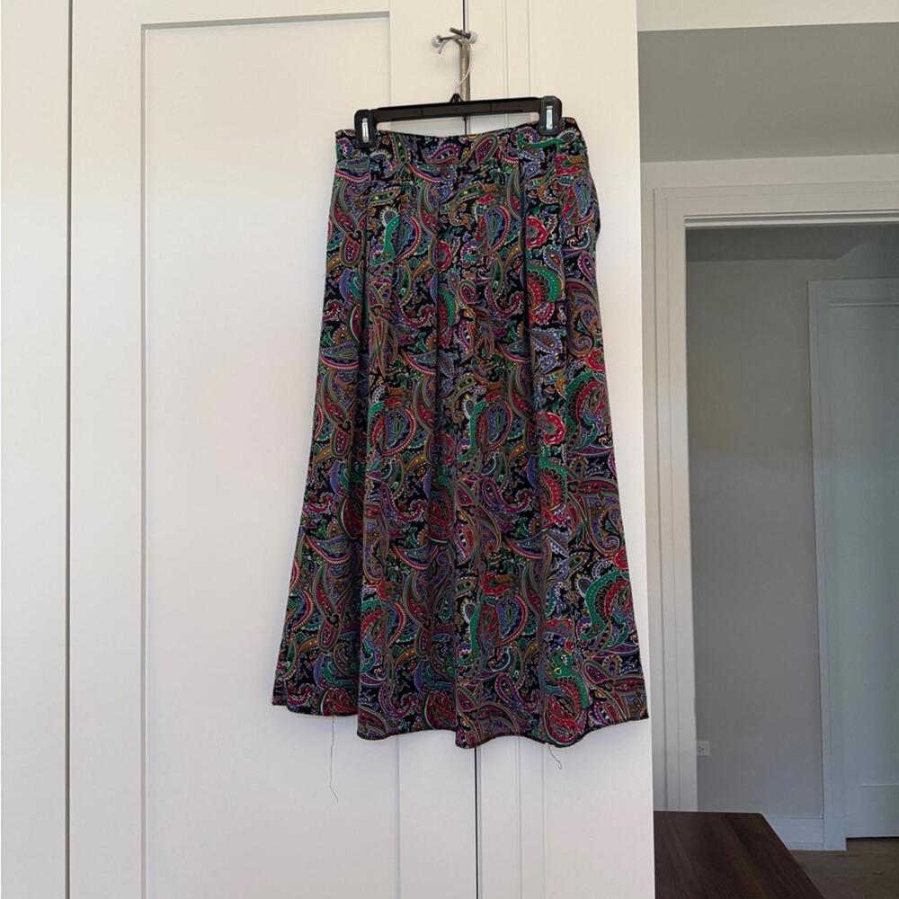 90’s Vintage Paisley Print Women's Skirt Small/Medium